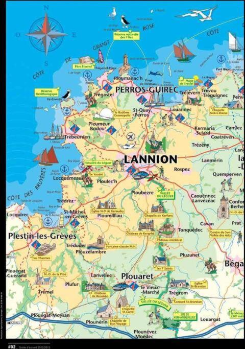 Maison Lannion Historique - Cote De Granit Rose Εξωτερικό φωτογραφία